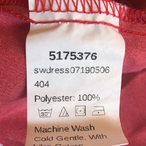 Red with white polka dot Dress - Picture 7 of 7